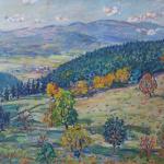 Frantisek Sorm - Blick auf die Kremnitzer Berge un