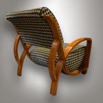 Paar Sessel mit Art-Deco-Tisch