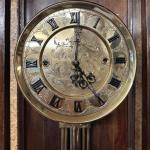 Uhr mit Viertelstunden Schlagwerk - Massivholz, Metall - 1880