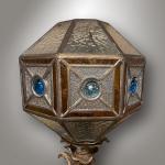 Tischlampe - Zinn, Zink - 1870