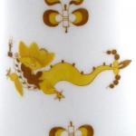Vase mit gelbem chinesischen Drachen - Meissen