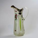 Glaskrug mit Glsern - klares Glas - 1910