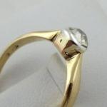 Ring mit Edelstein - Gold, Diamant - 1890