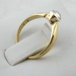 Ring mit Edelstein - Gold, Diamant - 1890