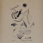 Abstrakte Komposition - Papier - TOYEN - 1935