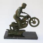 Skulptur - patiniertes Metall, Marmor - Jaques Limousin - 1935