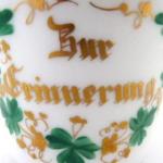 Tasse und Untertasse - Porzellan - 1840