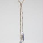 Goldene Halskette - Weigold, Diamant - 1990