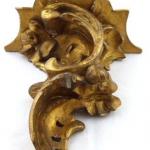 Stnder - Holz, vergoldetes Polychrom - 1770