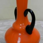 Vase - Glas, orangefarbenes Glas - 1930
