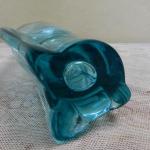 Vase - Glas, blaues Glas - 1950