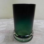Vase - Glas, dickwandiges Glas - 1980