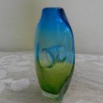 Vase - Glas, blaues Glas - 1960