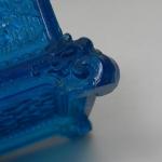 Glasdose - Glas, blaues Glas - 1870