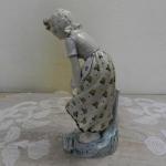Porzellan Figur Frau - Keramik - A. Doebrich / Ernst Wahliss Turn Wien Austria - 1900