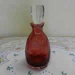 Karaffe - Glas, Rubinglas - 1930