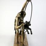 Skulptur - patiniertes Metall, Marmor - 1935