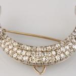 Brillant-Brosche - Gold, Diamant - 1890