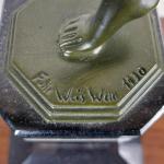 Tnzerin - patinierte Bronze, Marmor - Felix Weiss - 1930