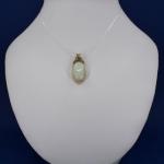 Au 585/1000/ 5,65 g, australischer Opal, Diamanten