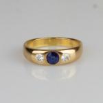 Ring - Gold, Diamant - 1890