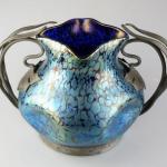 Vase - Metall, Irisierend Glas - Loetz, Kltersk Mln - 1900