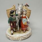 Porzellan Figurengruppe - weies Porzellan - Wien - 1890