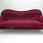Sofa - massives Nussholz - 1870