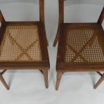 Zwei Stühle - gebogenes Holz - Thonet Wien - 1910