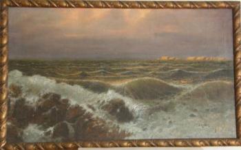 Blick auf das Meer - O.Knotek - 1914