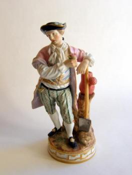 Porzellan Figur Mann - 1800