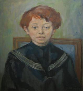 Porträt eines Kindes - 1956