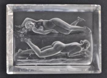 Gläserne Aktfigure - Kristall - 1930