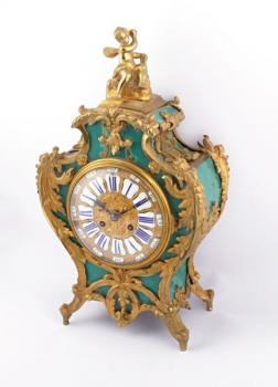 Uhr - Bronze, Holz - 1830