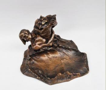 Tintenfass - Bronze - Hans Müller - 1905