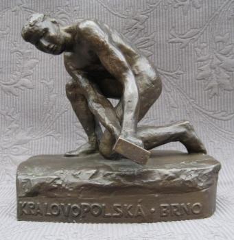 Skulptur - patinierte Bronze - 1937