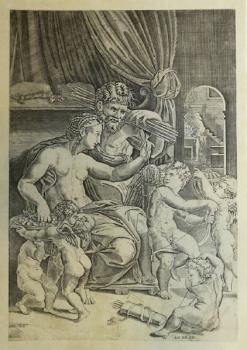 Abstrakte Komposition - AGOSTINO VENEZIANO (1490 - 1540)