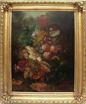 Stillleben mit Blumen - Vangel - 1850