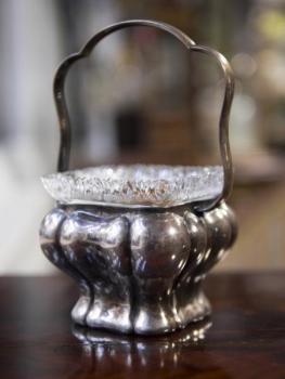 Körbchen - Metall, Glas - 1900