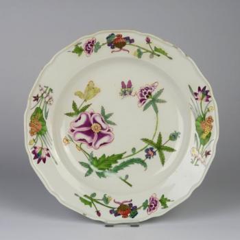 Teller - weißes Porzellan - 1750
