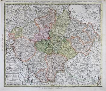 Karte von Bhmen