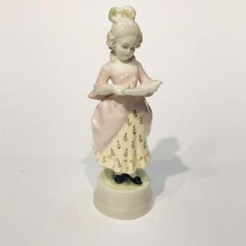 Porzellan Figur Mädchen - Goldscheider - 1890