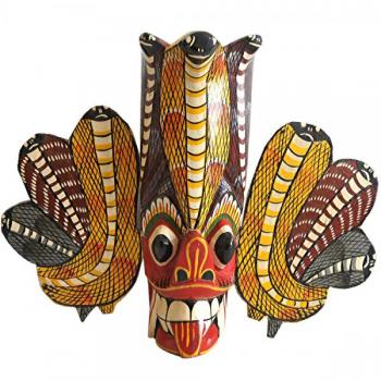 Orientalische Maske - Holz - 1950