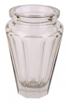 Vase - klares Glas - Moser Bohemia - 1930