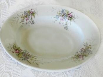 Porzellan Platte - weißes Porzellan - 1850