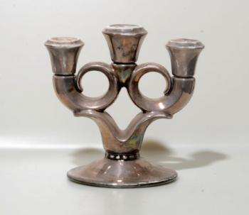 Porzellan Kerzenständer - weißes Porzellan - Hutschenreuther Hohenberg - 1914