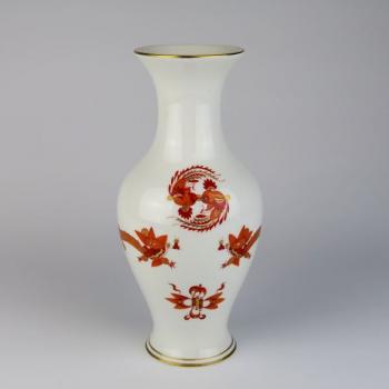 Porzellan Vase - weies Porzellan - Meissen - 1970