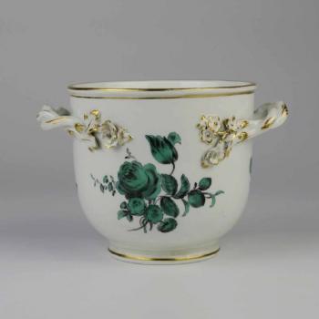 Porzellan Blumentopf - weißes Porzellan - Meissen - 1930