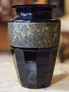 Vase - Gold, Amethyst Glas - 1920