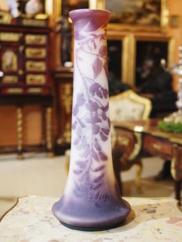 Vase - geschichteten Glas - 1900